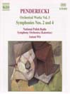 PENDERECKI: Symphonies Nos. 2 and 4@